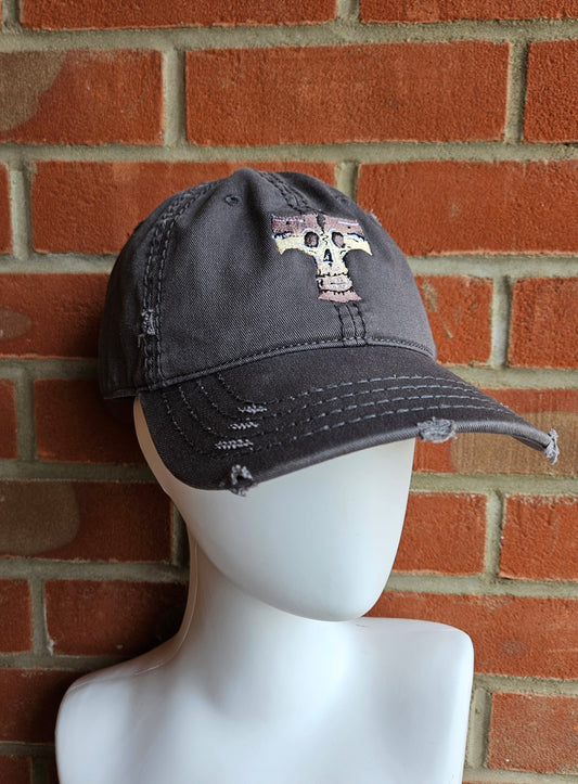 T-Skull Distressed Lid