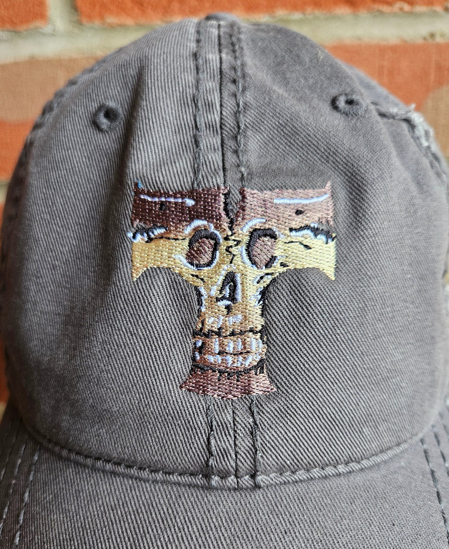 T-Skull Distressed Lid
