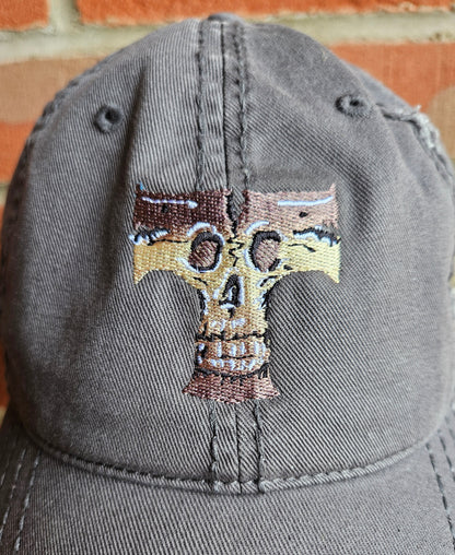 T-Skull Distressed Lid