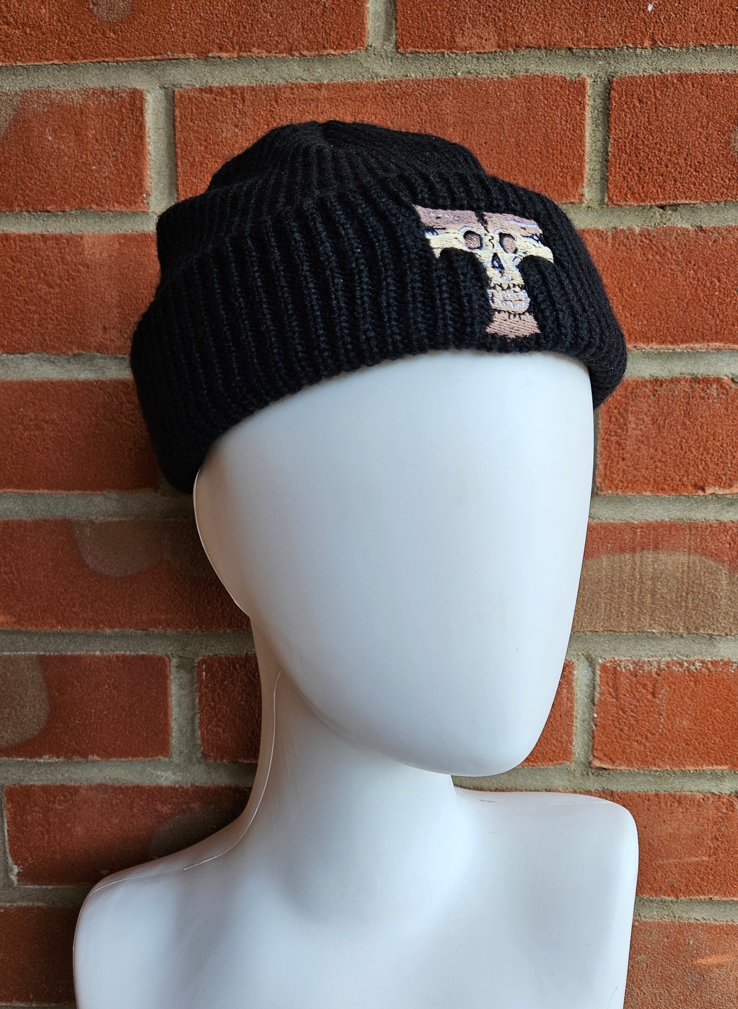 T-Skull Fisherman Beanie